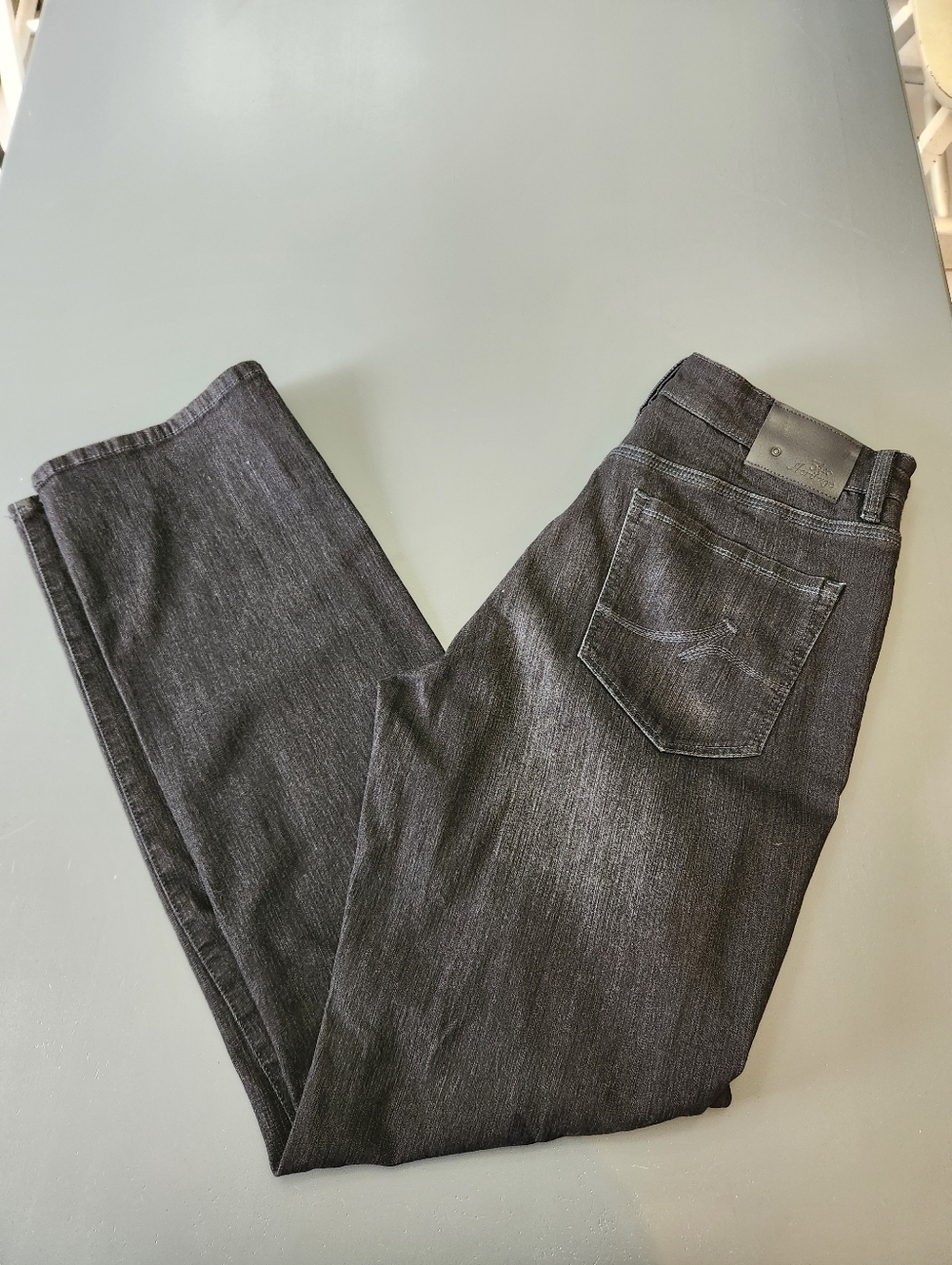 34 Heritage Jeans Mens 36x34 Black Charisma Soft Stretch Classic Pants Denim